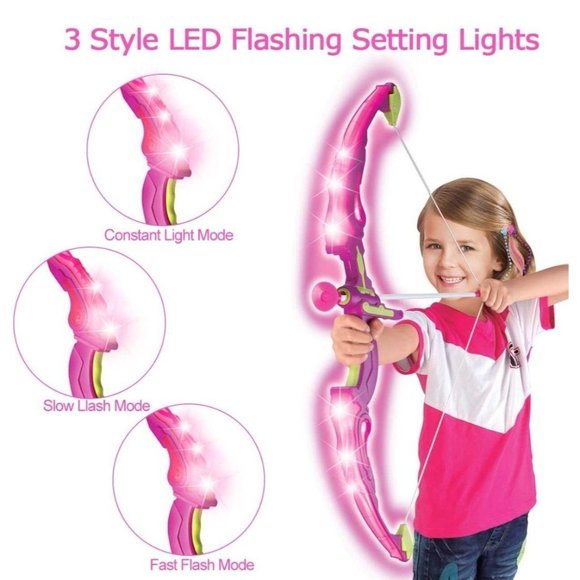 Pink Bow and Arrow Set - Picture 3 of 4